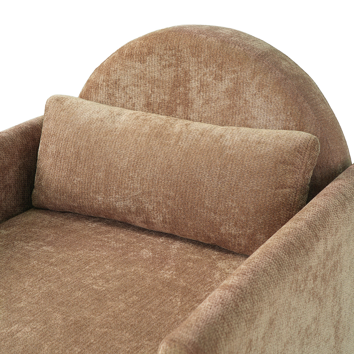 Coffee Pet Friendly Accent Chair with Hidden Pet Nook
