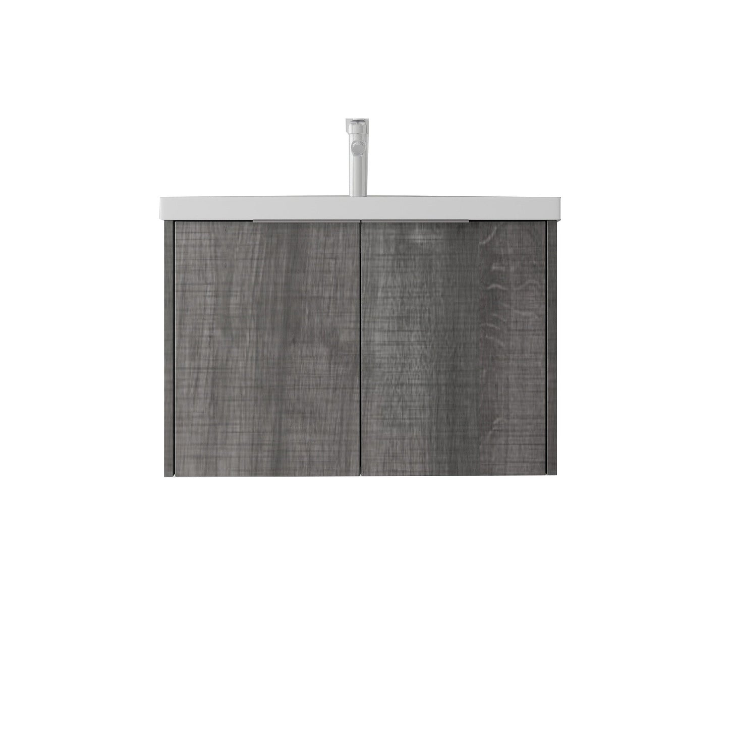 36 Inch Floating Bathroom Vanity with Ceramic Sink and Soft-Close Door