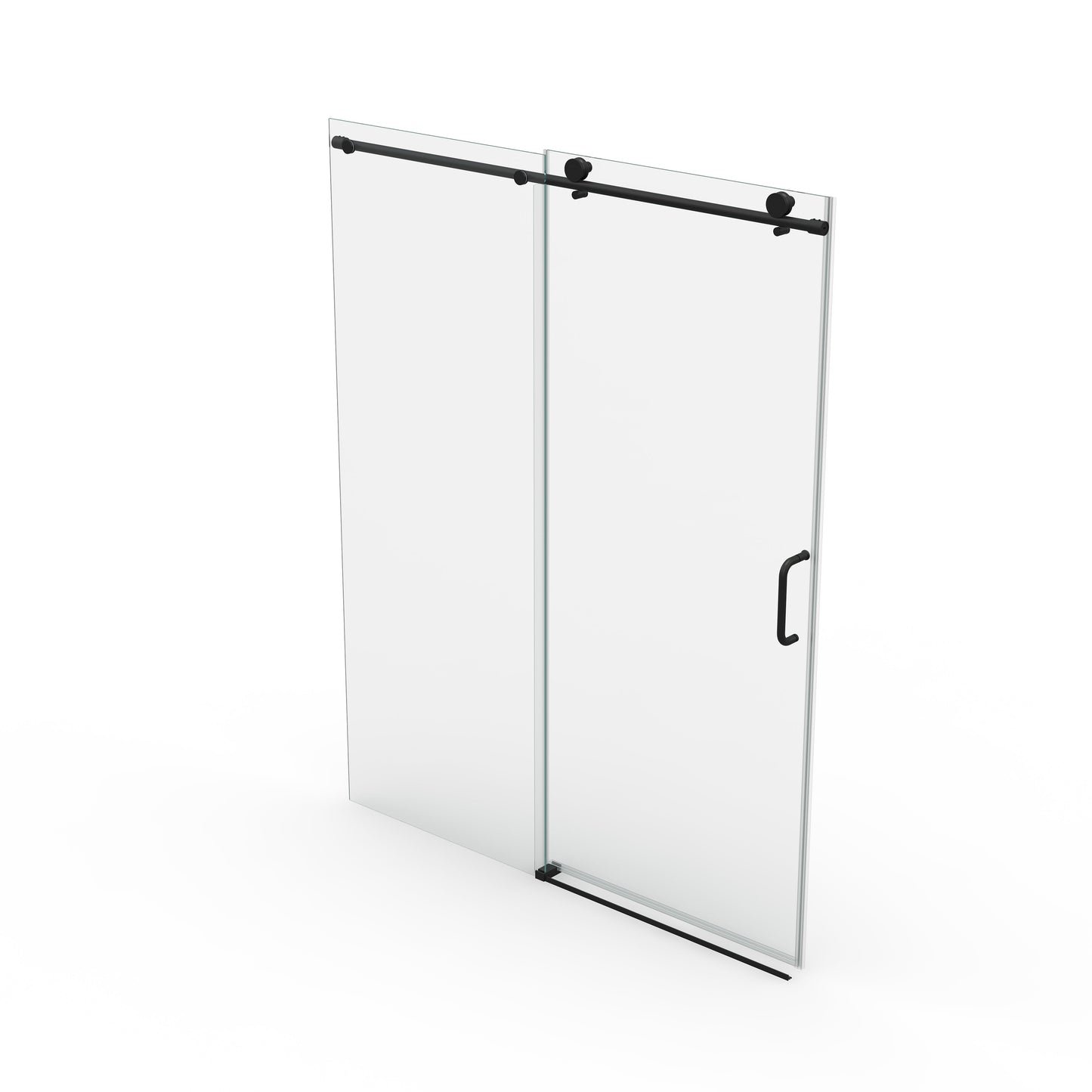56" - 60" W x 76" H Single Sliding Frameless Shower Door