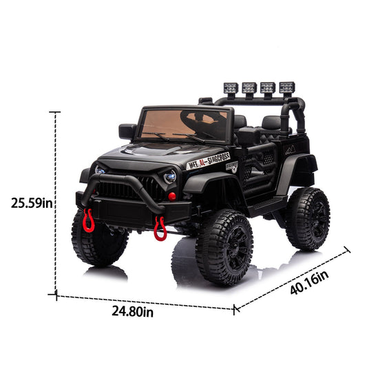 24V Kids Ride On Car with Parents Remote Control and Bluetooth