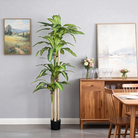 6' Artificial Dracaena Tree