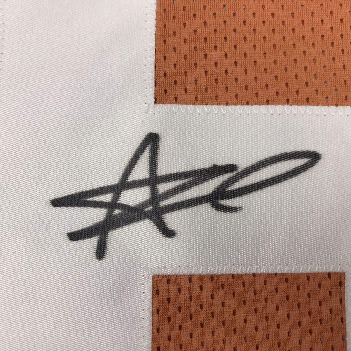 Framed Autographed/Signed Alvin Kamara 35x39 Tennessee Orange College Football Jersey Beckett BAS COA