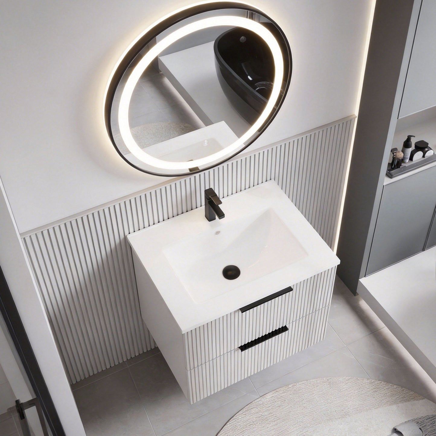 30 Inch Bathroom Vanity Cabinet With Ceramic Sink
