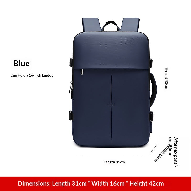 Large-Capacity Travel Duffel Expandable Multifunctional Laptop Backpack For Casual Use
