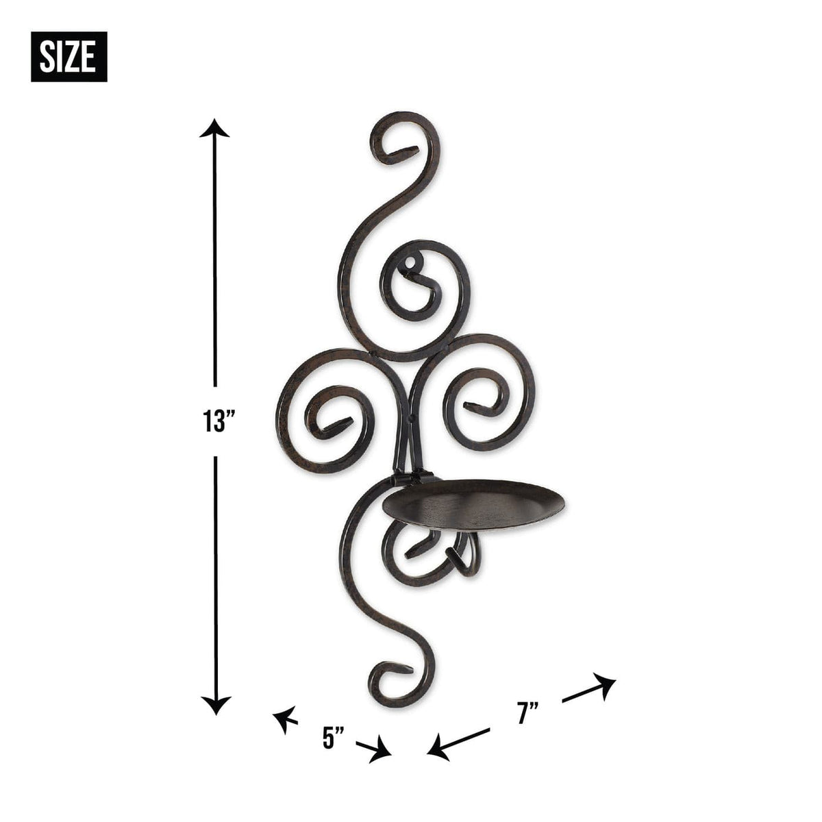 SCROLLWORK CANDLE SCONCES