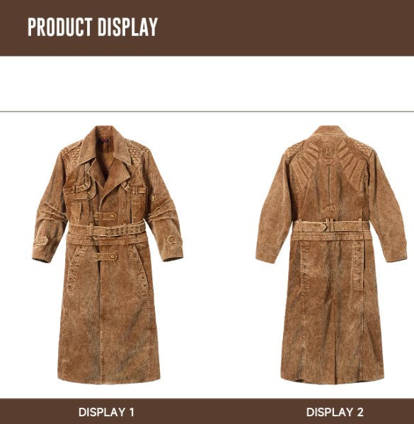Detachable Corduroy Multi-style Jacket Trench Coat