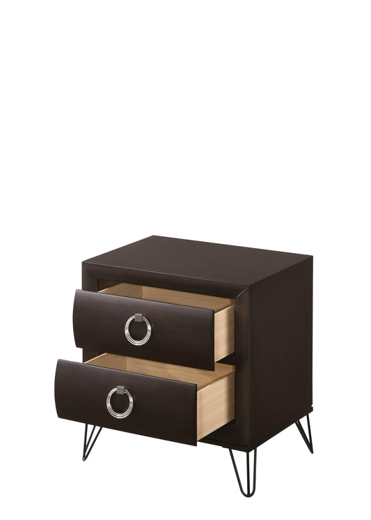 Tablita Dark Merlot Finish Nightstand