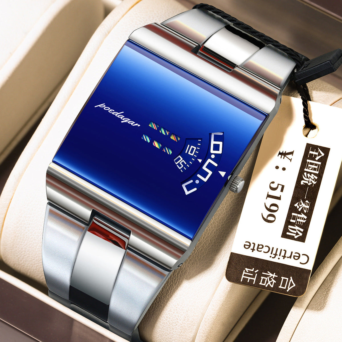 Ultra-thin Trendy Waterproof Quartz Watch