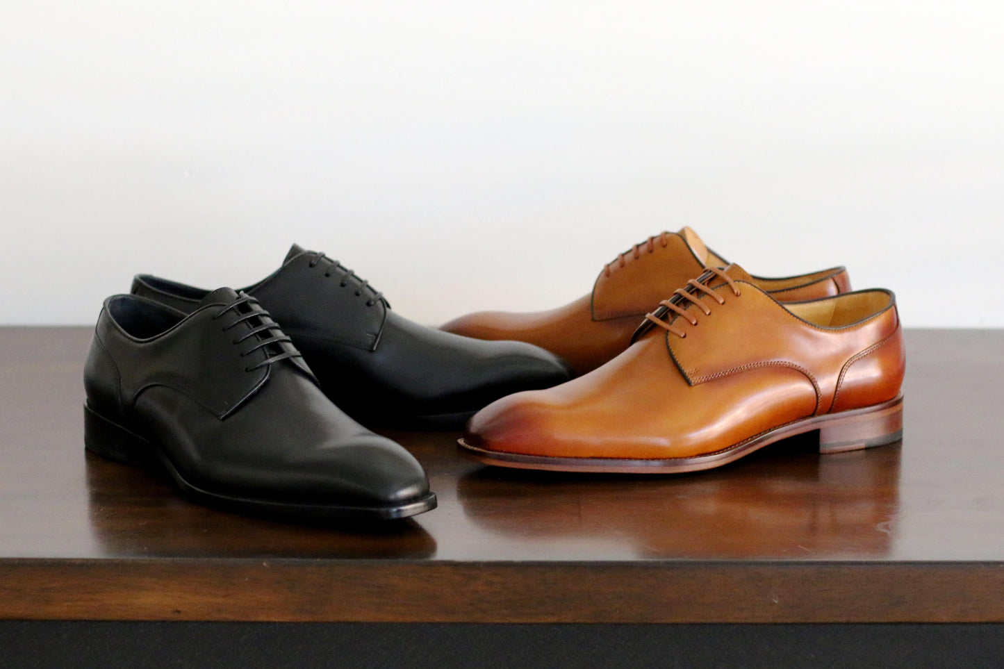 Carrucci Derby Calfskin - Cognac