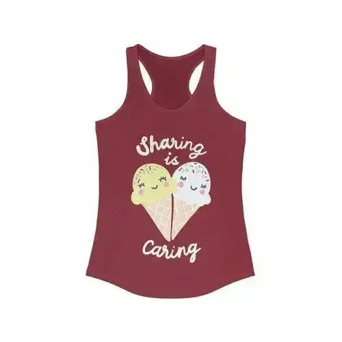 Sharing is Caring Racerback Tank Top