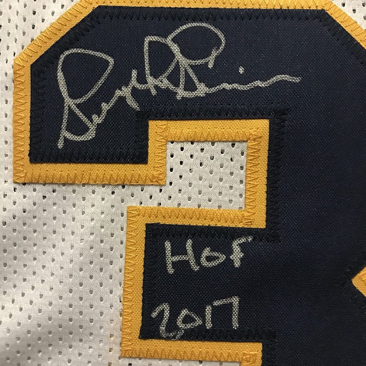 Framed Autographed/Signed George McGinnis HOF 17 35x39 Indiana White Basketball Jersey JSA COA