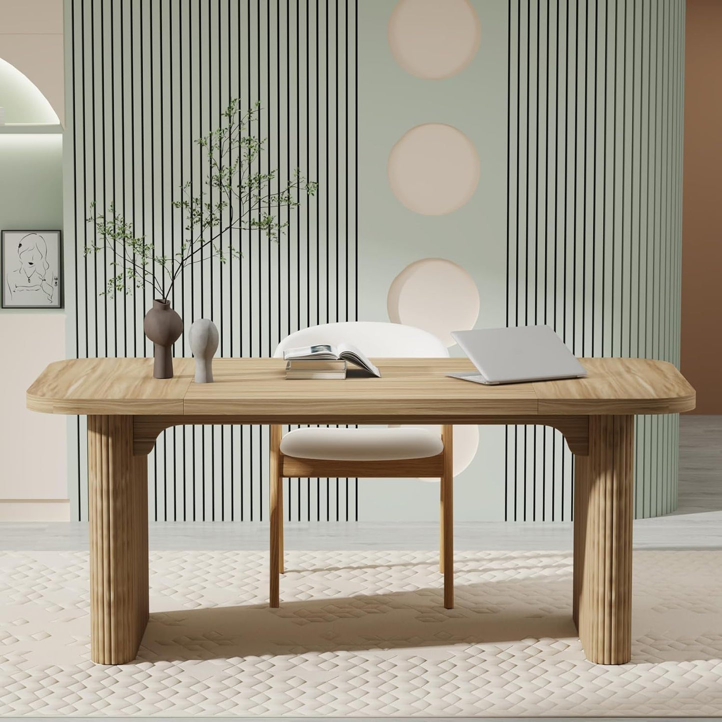 Executive Desk, Large Home Office Computer Workstation