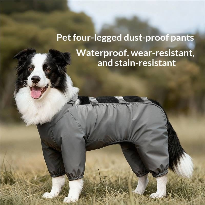 Split-style Anti-dirt Pet Raincoat Set