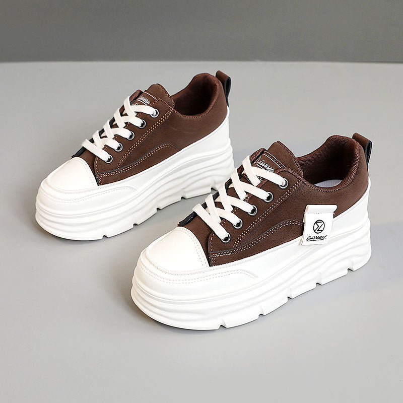 Women's Hidden-Heel Thick-Soled Durable All-Match Breathable Sneakers