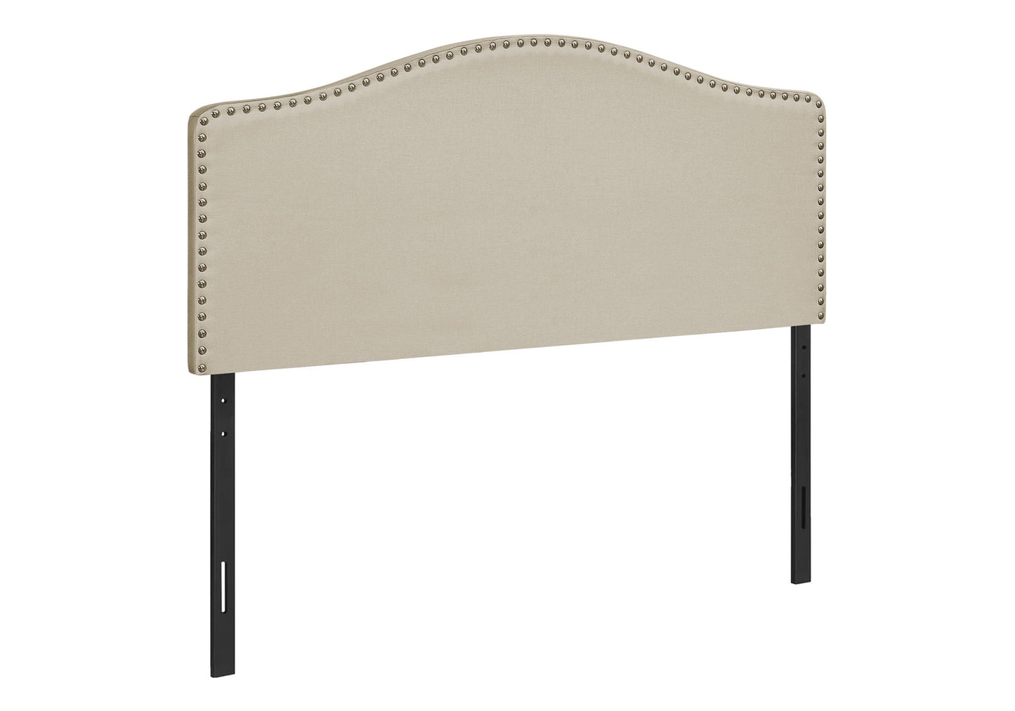 Full Size Upholstered Bed Headboard - Beige