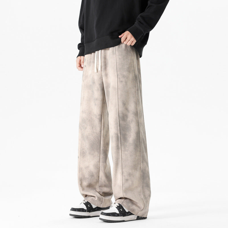 Men's Retro Casual Loose Wide-Leg Pants