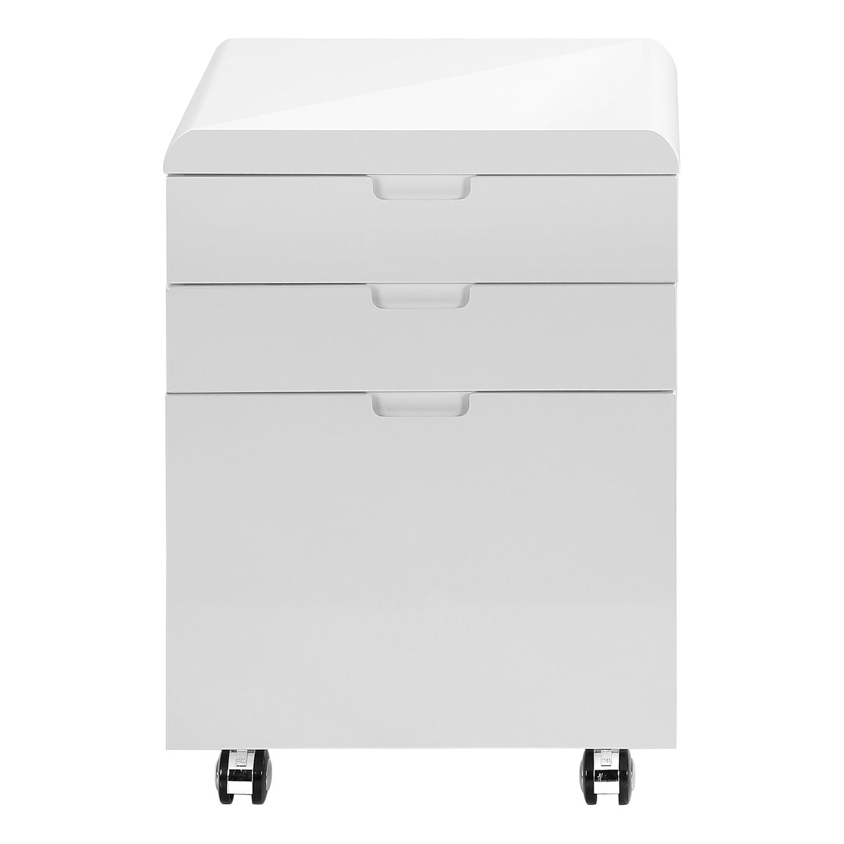 File Cabinet Rolling Mobile Storage Drawers Printer Stand - White
