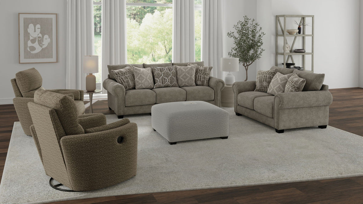 Barrett - Ottoman - Stone