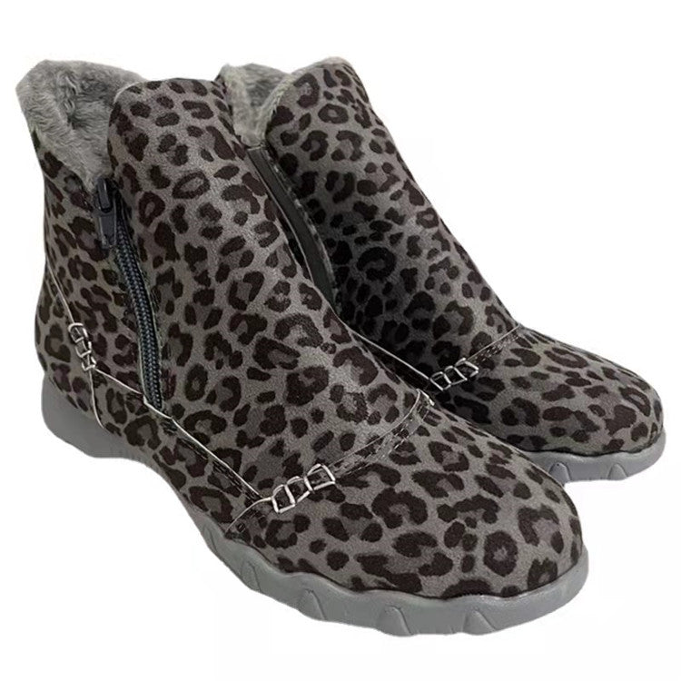 Plus Size Plus Velvet Warm Casual Women's Snow Cotton Boots