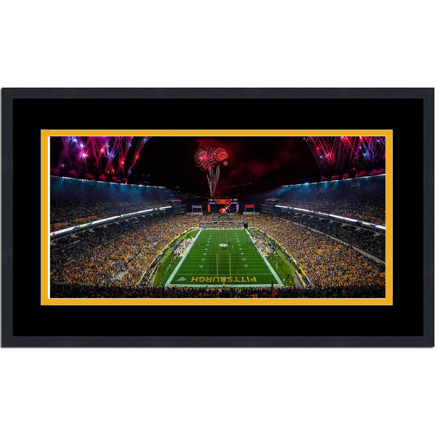 Framed Acrisure Stadium Pittsburgh Steelers 16x24 Football Photo Professionally Matted
