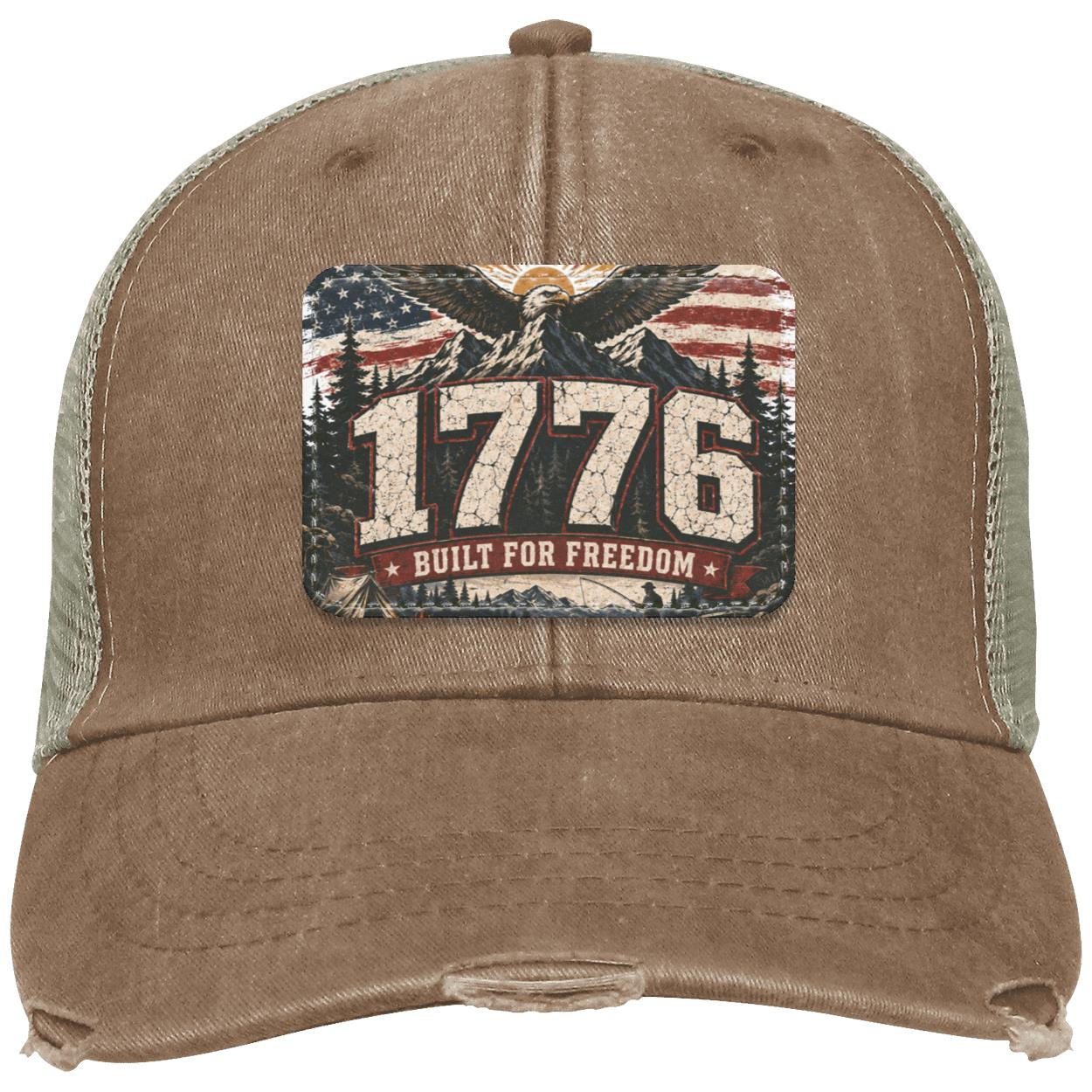1776 Built For Freedom Distressed Ollie Cap