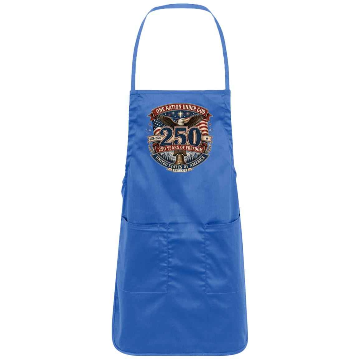 Full-Length Apron One Nation Under God — 250 Years of Freedom - Bell