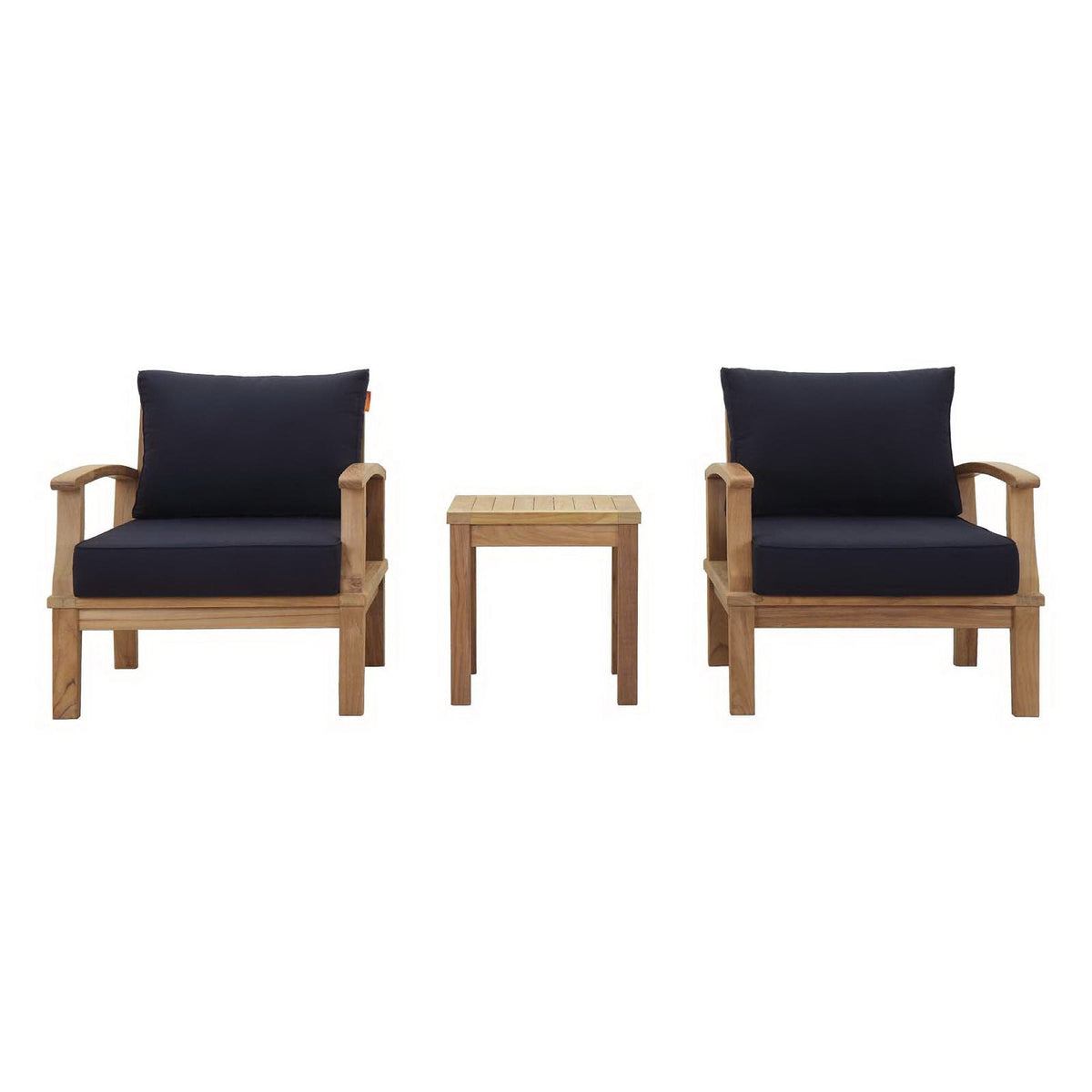 Marina 3-Piece Outdoor Patio Teak Set by Modway