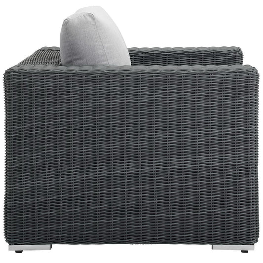 Summon Outdoor Patio Fabric Sunbrella Armchair by Modway