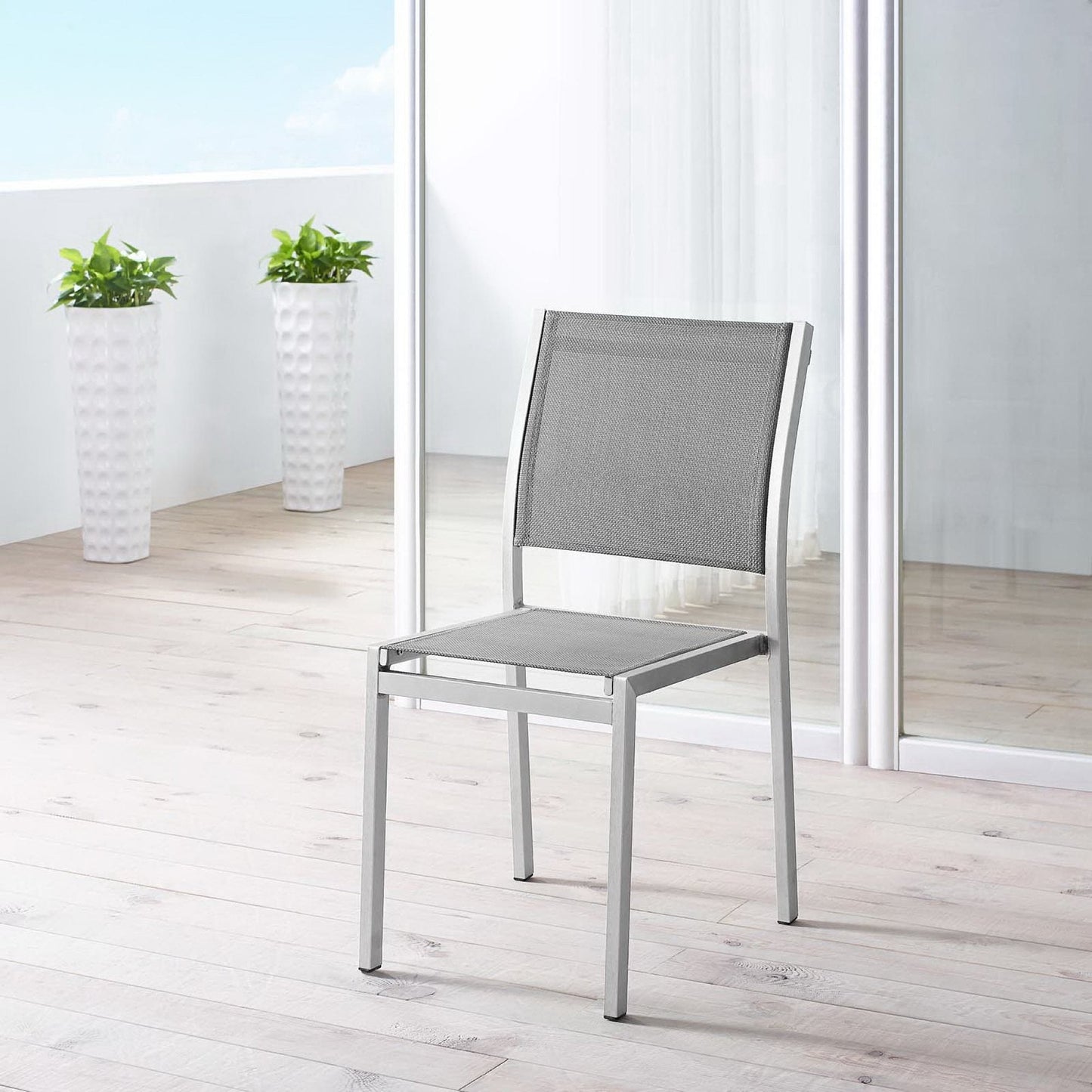 Shore Outdoor Patio Aluminum Side Chair by Modway