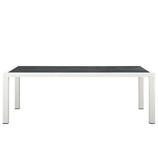 Stance 90.5" Outdoor Patio Aluminum Dining Table by Modway