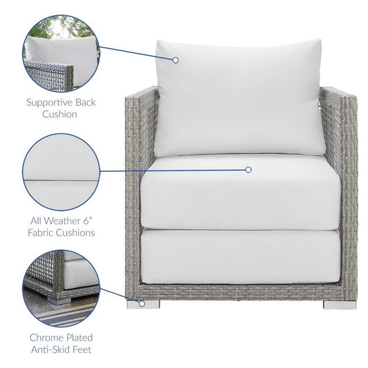 Aura 3 Piece Outdoor Patio Wicker Rattan Set by Modway