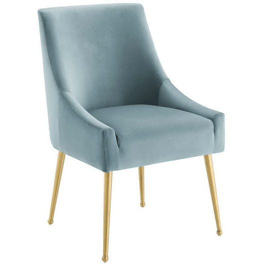 Discern Upholstered Performance Velvet Dining Chair Set of 2