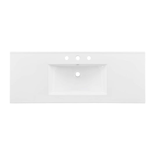 Cayman 48" Single Basin Bathroom Sink by Modway