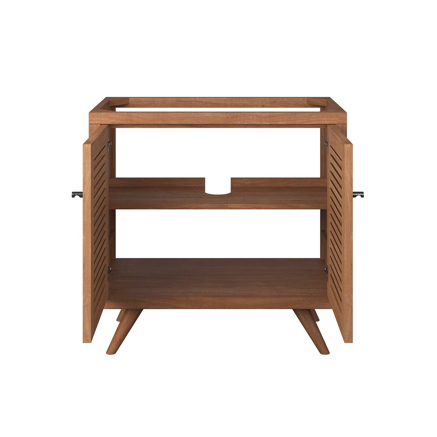 Birdie 36" Teak Wood Bathroom Vanity Cabinet