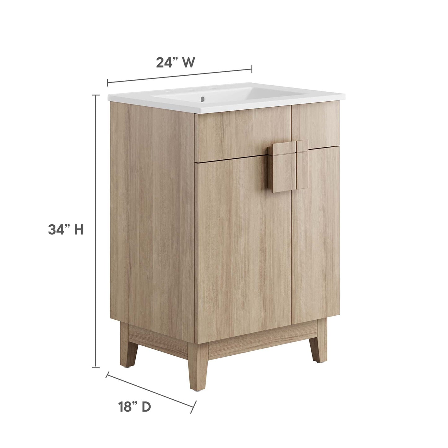 Miles 24" Bathroom Vanity by Modway