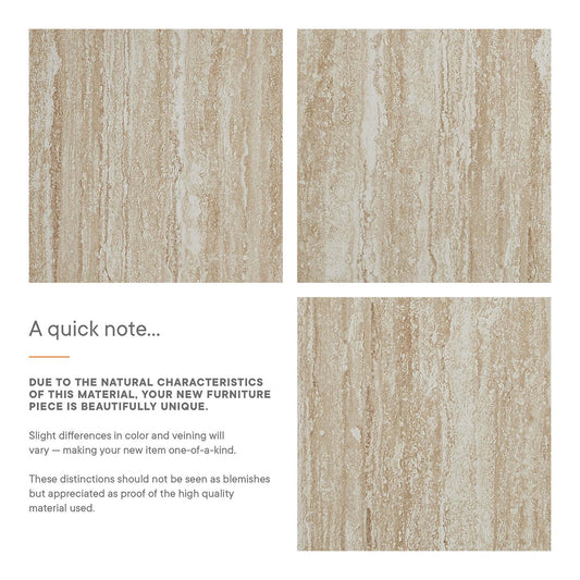 Mirella Faux Travertine Console Table by Modway
