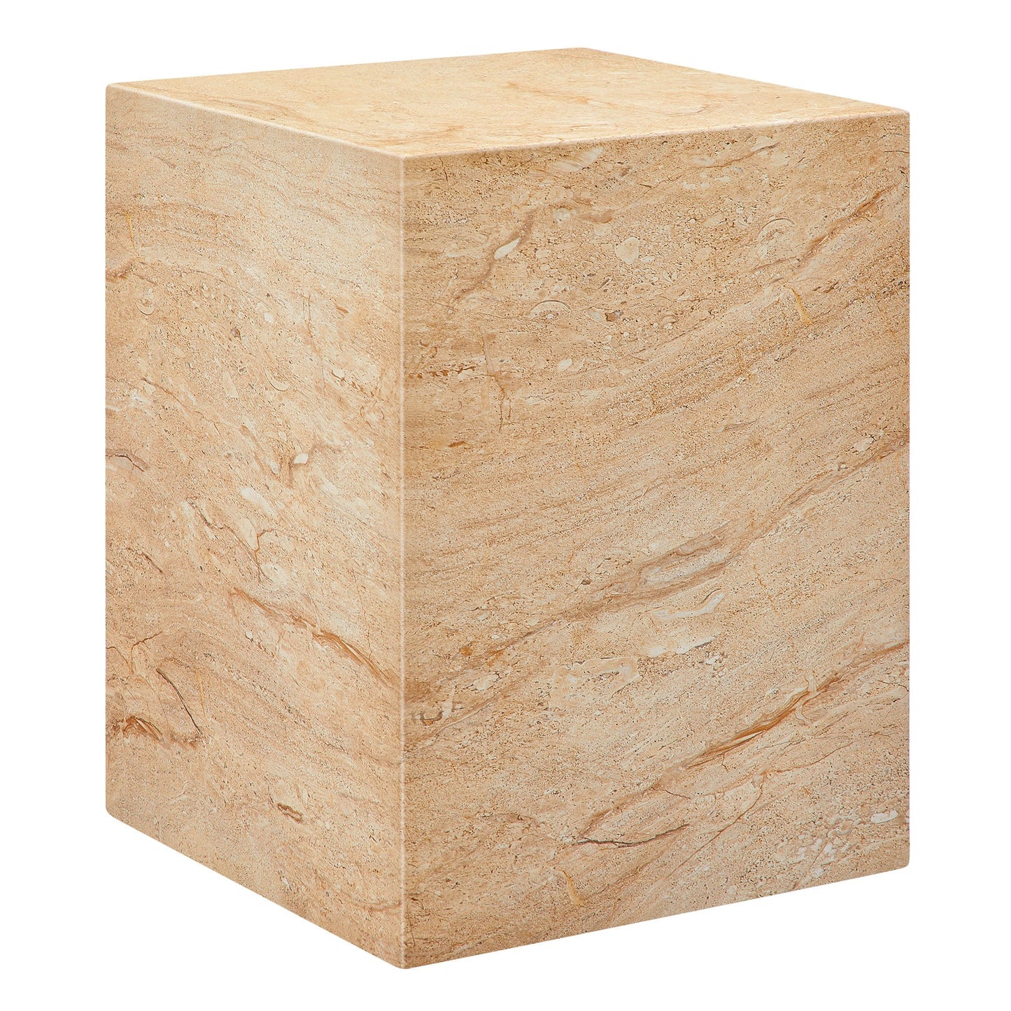 Jordana Square Plinth Indoor - Outdoor Patio Concrete Side Table