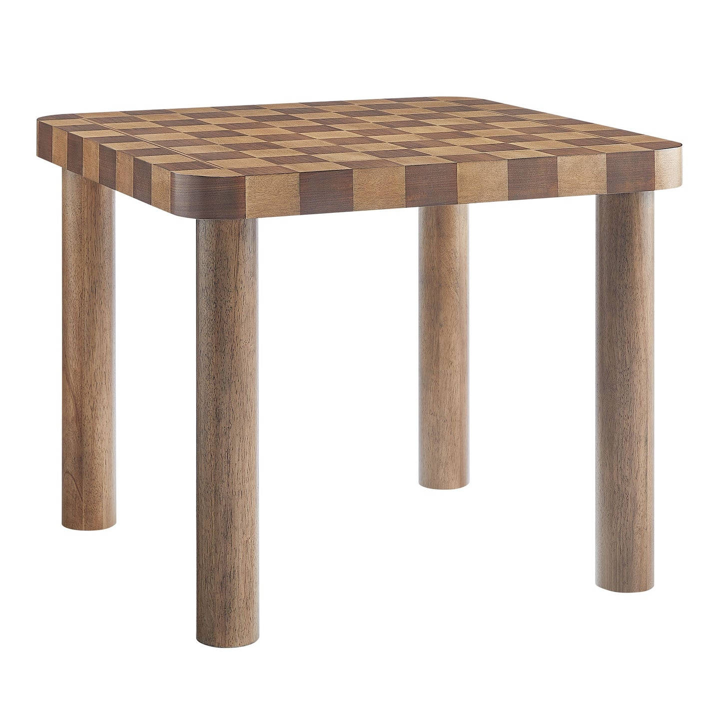 Oscar 36" Square Checkered Dining Table by Modway