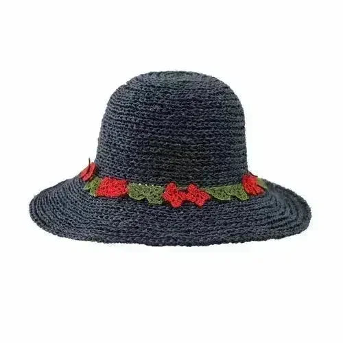 EVIE Bohemian Sunhat - Handwoven Straw Hat | Femstylo