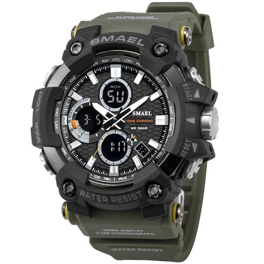 Men's Sports Watches Top Brand Luxury Military Quartz Watch Men Waterproof 50M Shock Digital Whats Relogio Masculino
