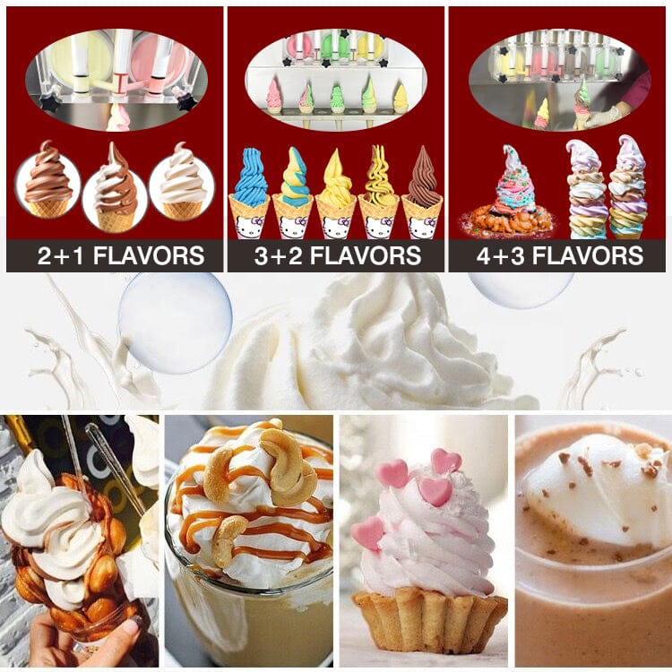 Commercial Or Home Homemade Soft Serve Ice Cream Machine
