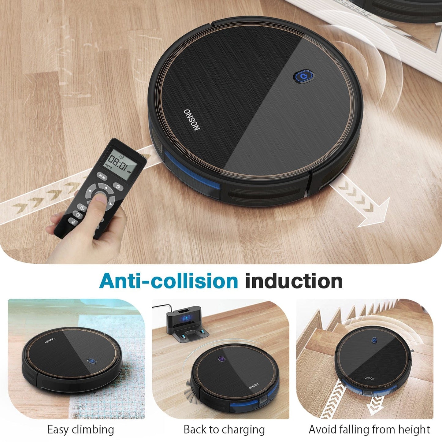 ONSON J10C Robot Vacuum Cleaner
