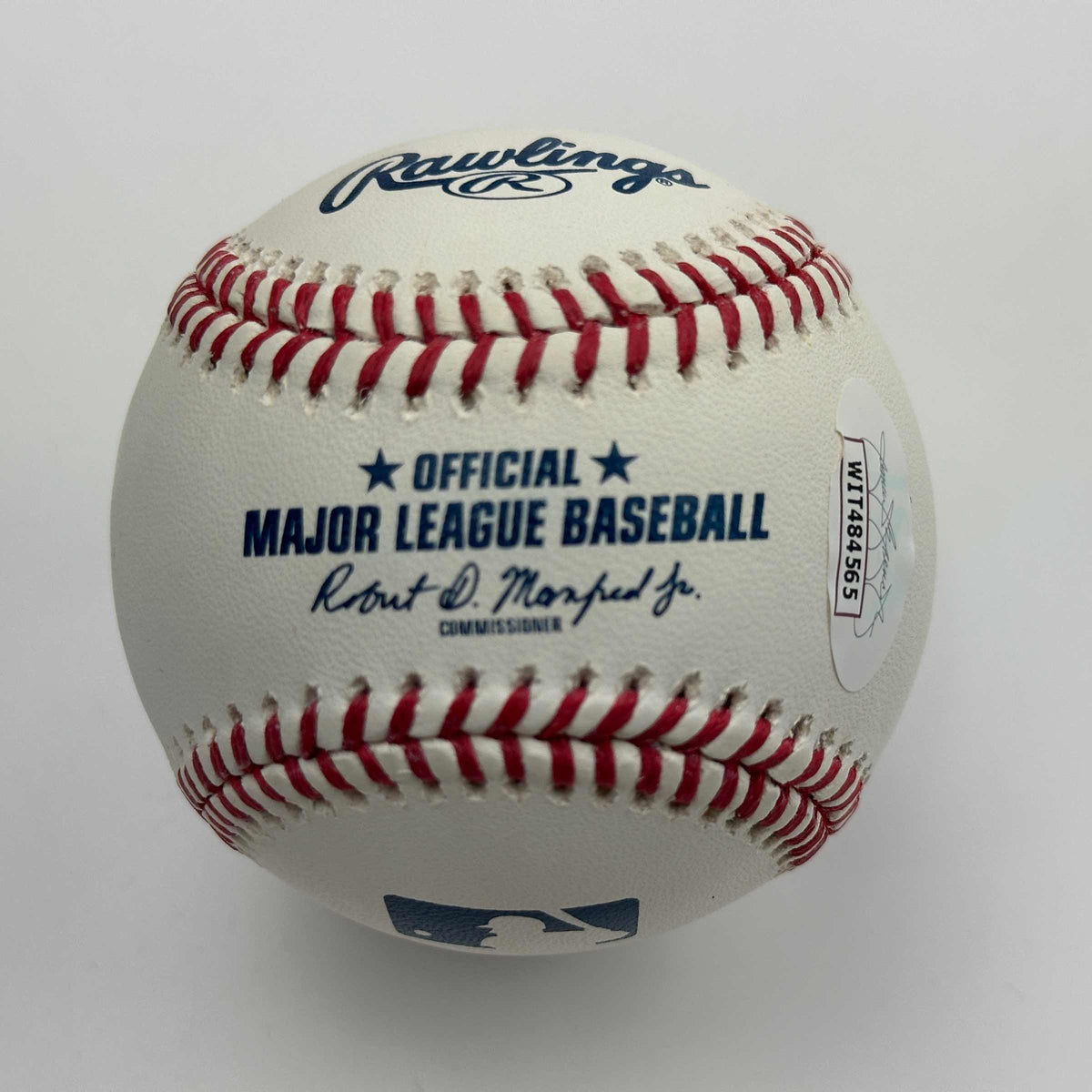 Autographed/Signed John Rocker 99 NL Champs Rawlings Official Major League ROML Baseball JSA COA