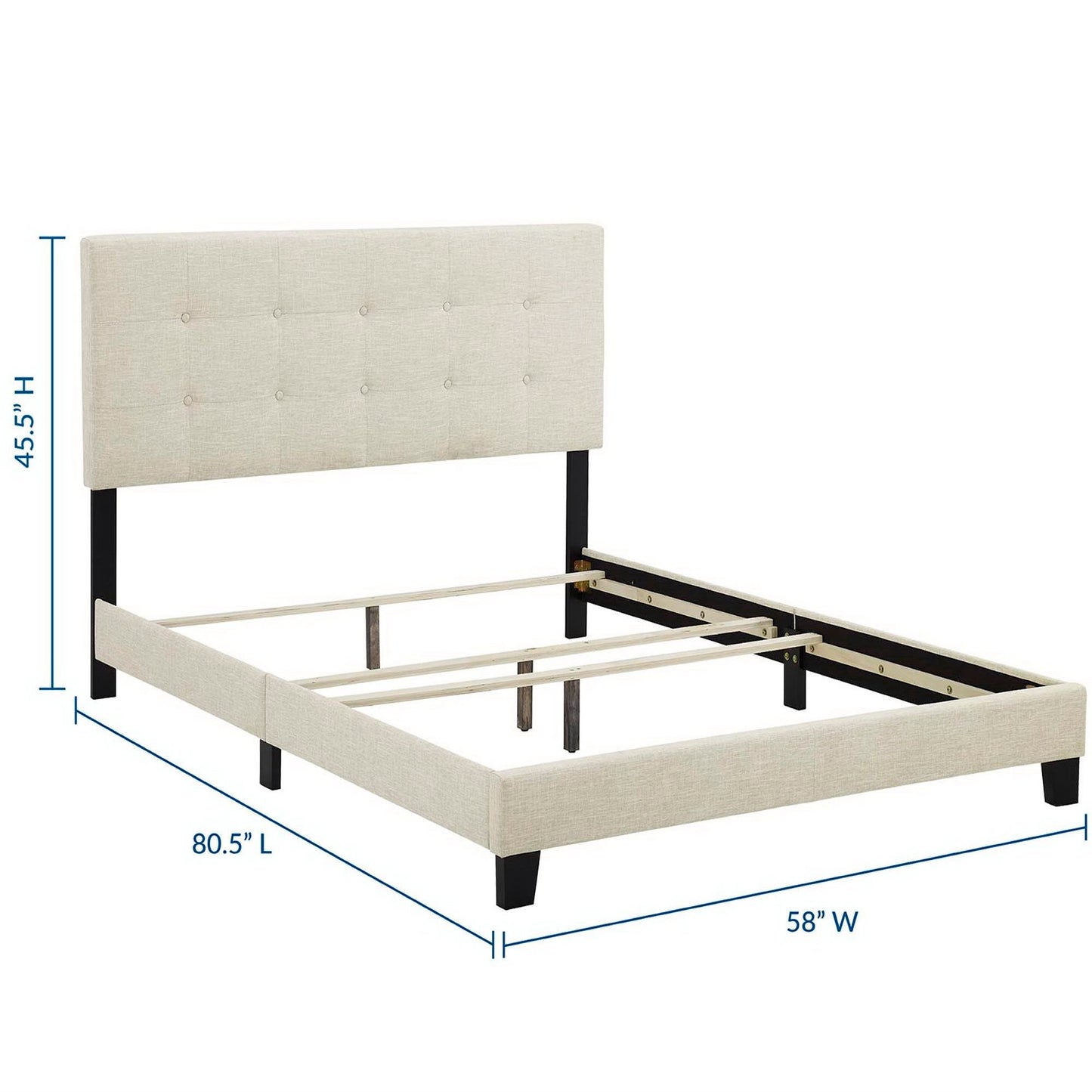 Amira Upholstered Fabric Full Bed by Modway