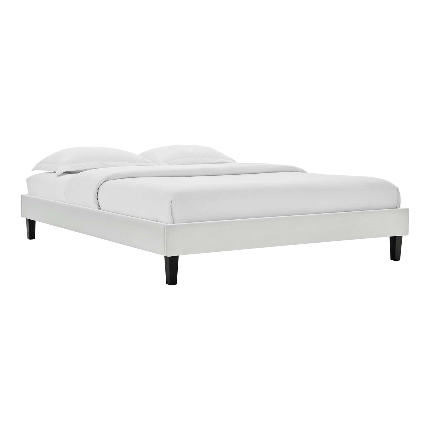 Reign Performance Velvet Twin Platform Bed Frame by Modway