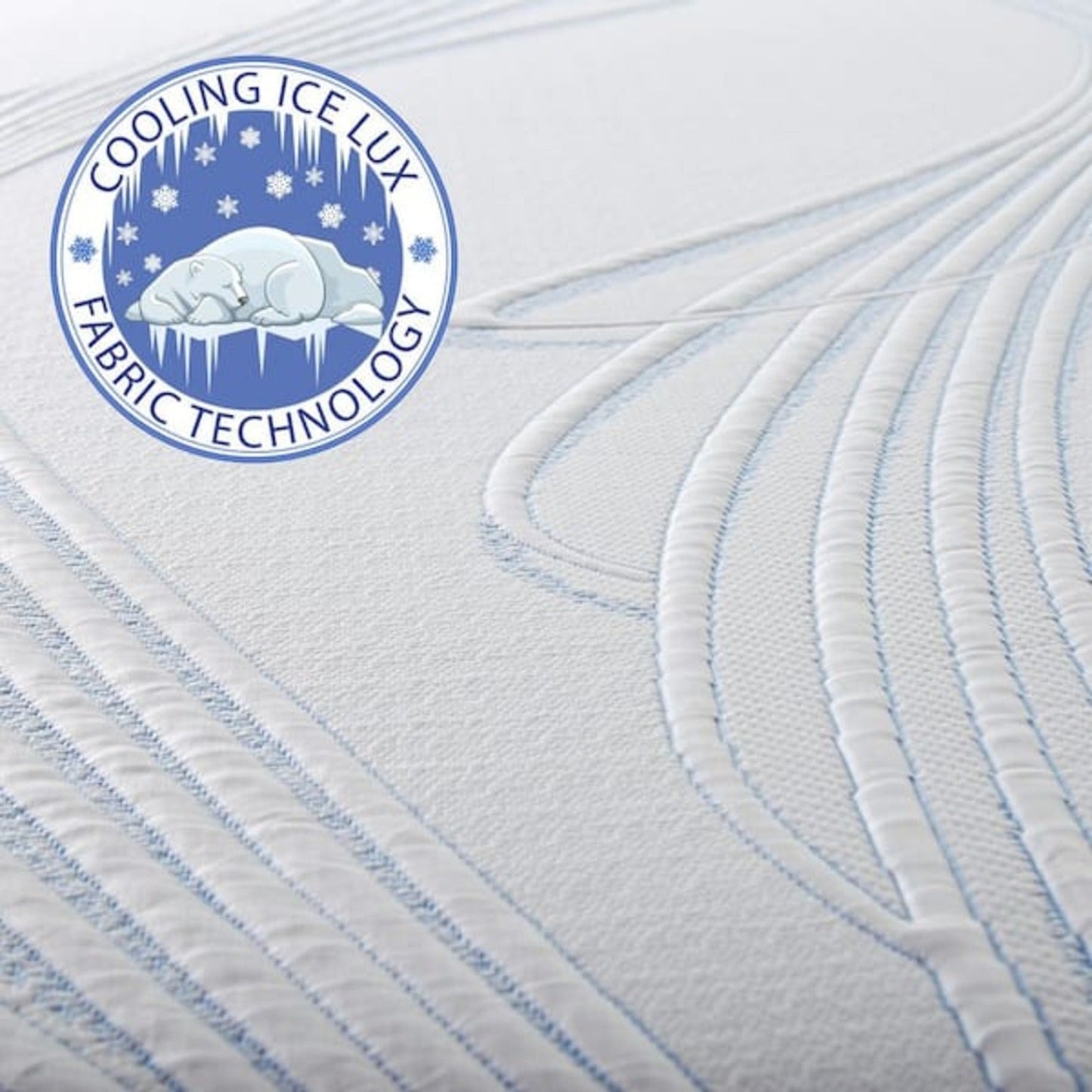 New Pluma White/Gray 12" SensaFlex GelLux King Mattress