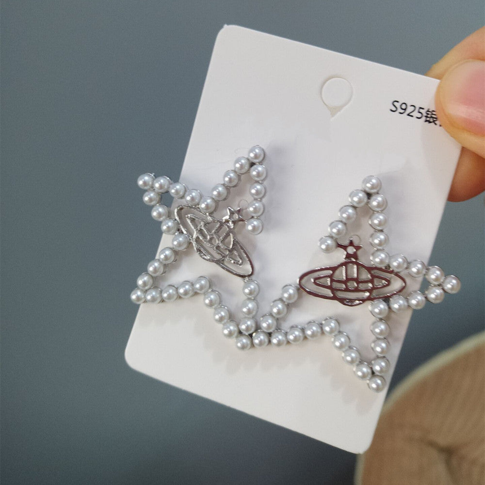 Star Pearl Earring