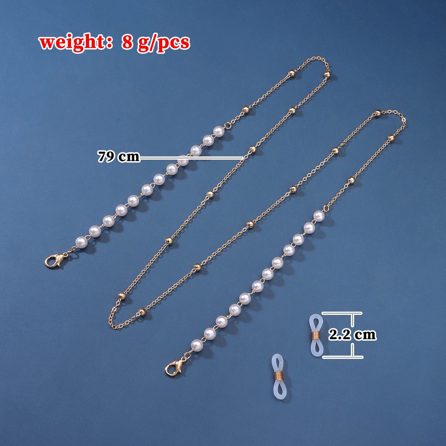 Pearl Glasses Chain Necklace Sunglasses Eyewear Chain
