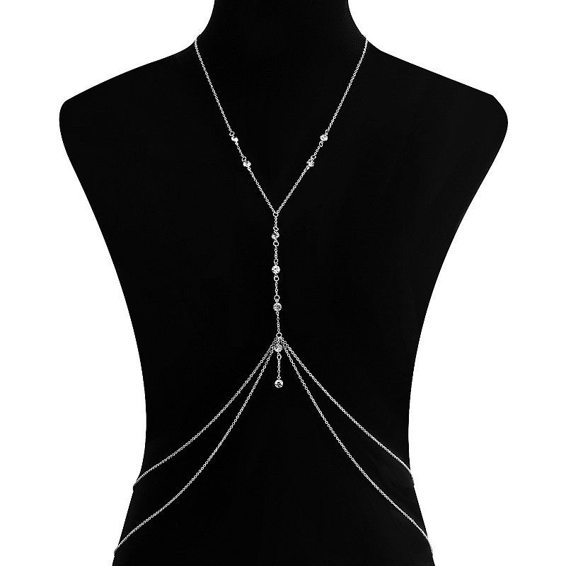 Sexy Cross Chest Chain Beach Casual Full Body Chain