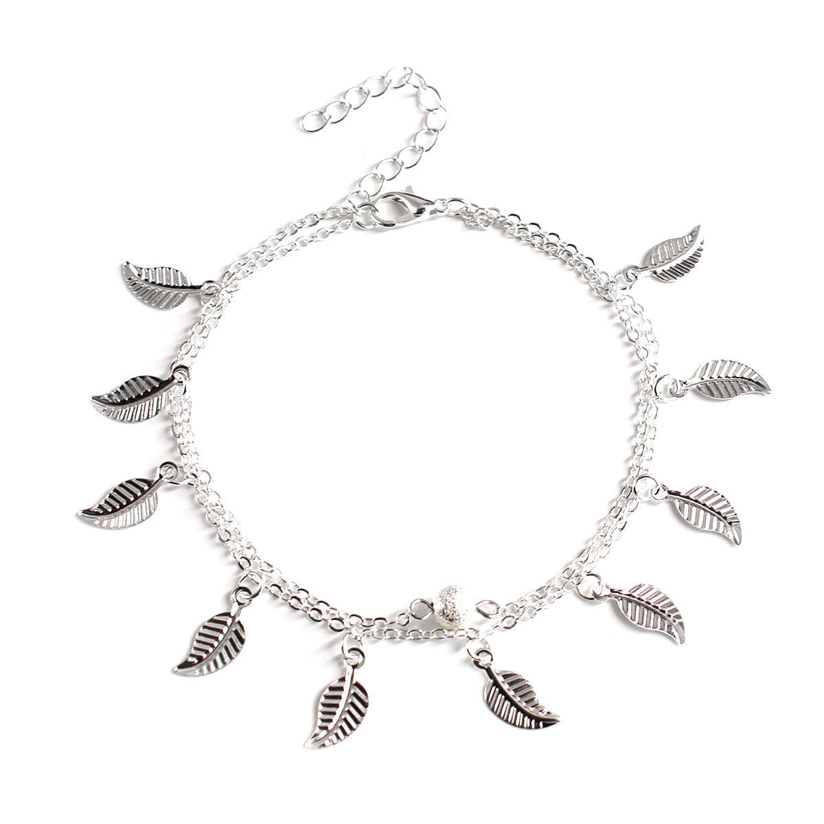 Leaves Beads Leaf Anklets Jewelry